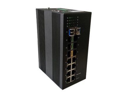 8光8電全千兆三層網管型工業交換機